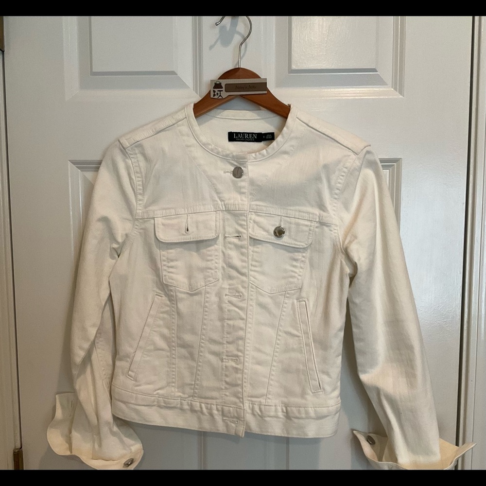 Ivory Ralph Lauren Jacket Size Small